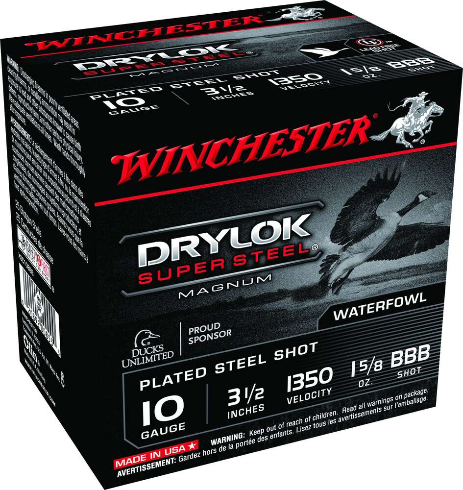 Ammunition Winchester Repeating Arms ZPAP M85 WIN SUPER-X DRYLOK STEEL 10GA 1 5/8OZ BBB 25/10